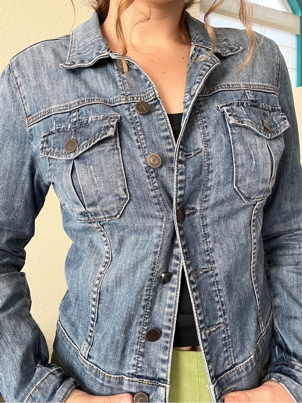 Classic Blue Denim Jacket - Women